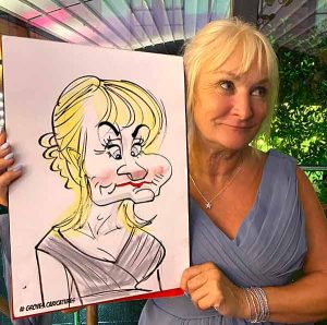 Caricature artist Sussex
