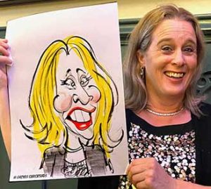 Caricature artist Sussex
