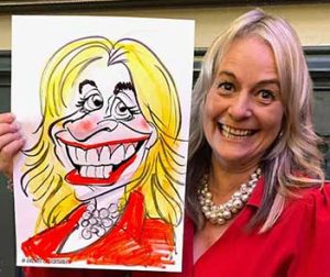 Caricature artist for hire Sussex
