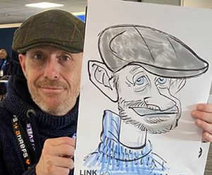 David Groves Caricature artist Sussex